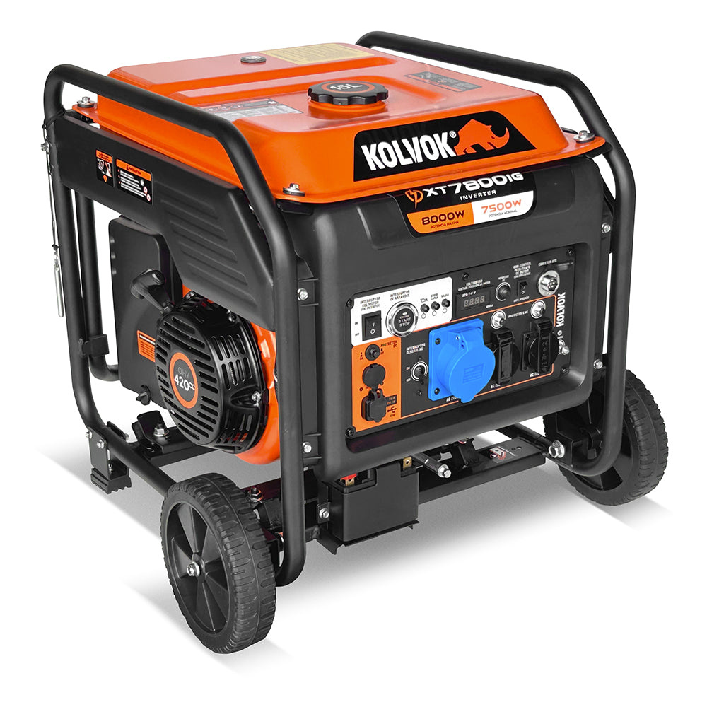 Generador Eléctrico Inverter Kolvok 8kVA Gasolina XT7800IG